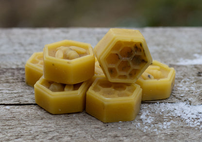 Lavender or Sage infused 100% beeswax Melts. Vermont grown & made!
