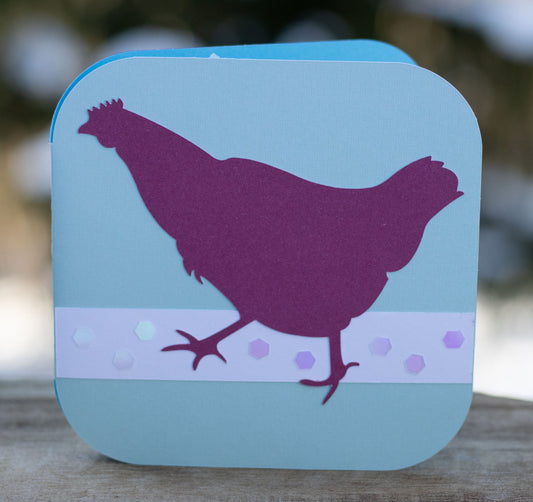 Handmade Chicken Card